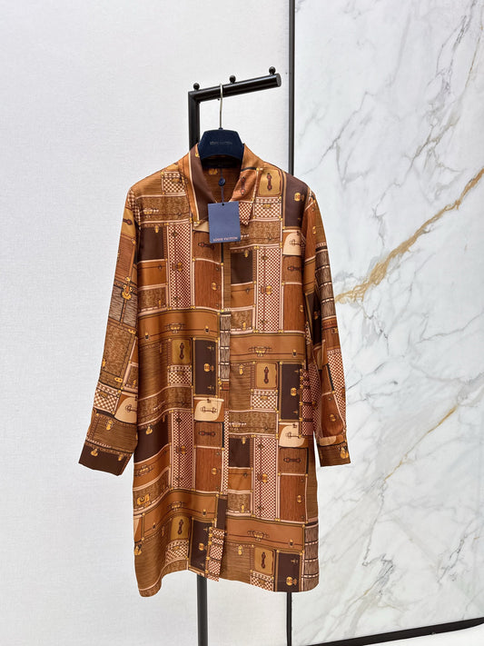 Louis NEW printed silk dress