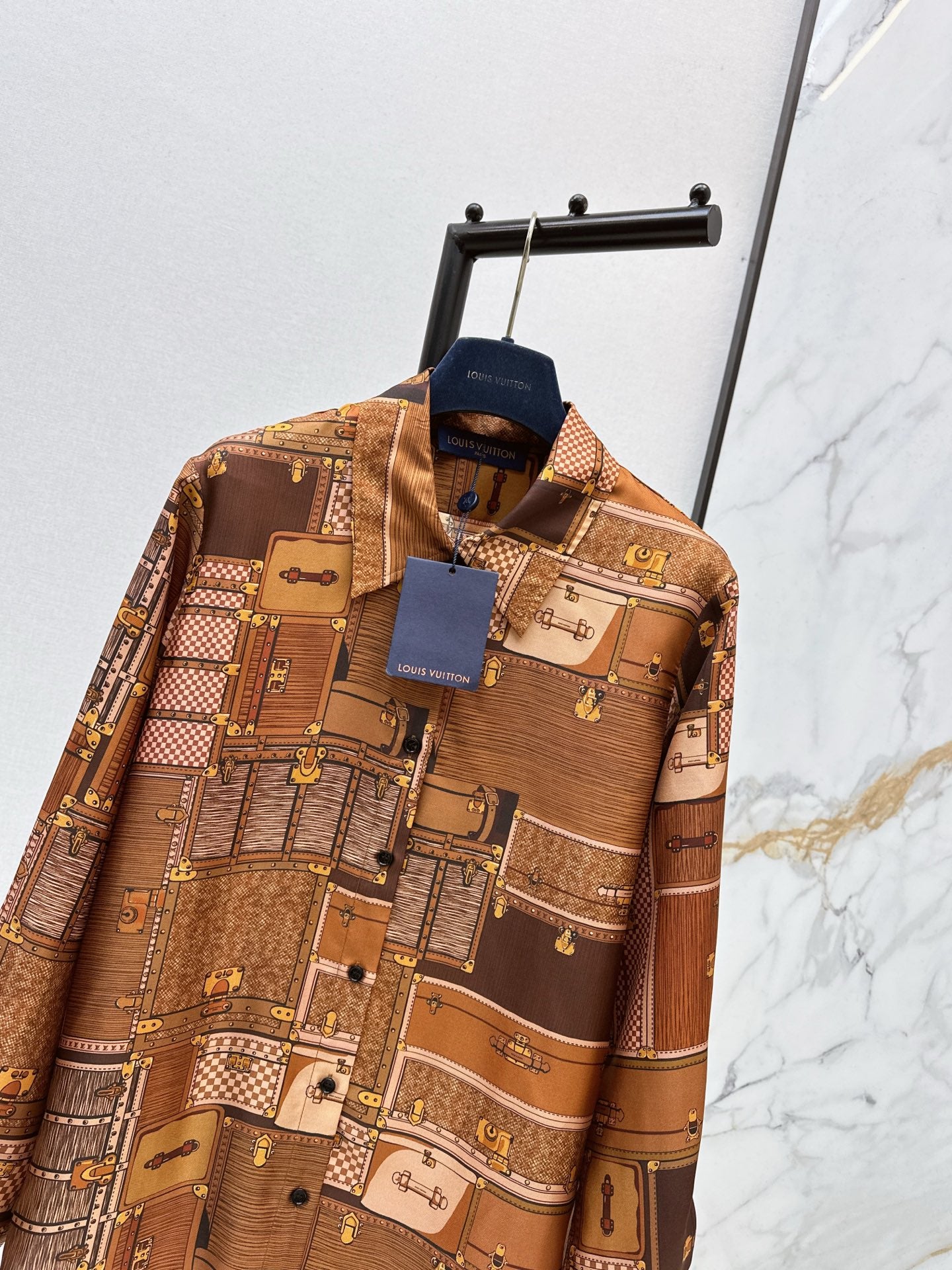 Louis NEW printed silk shirt