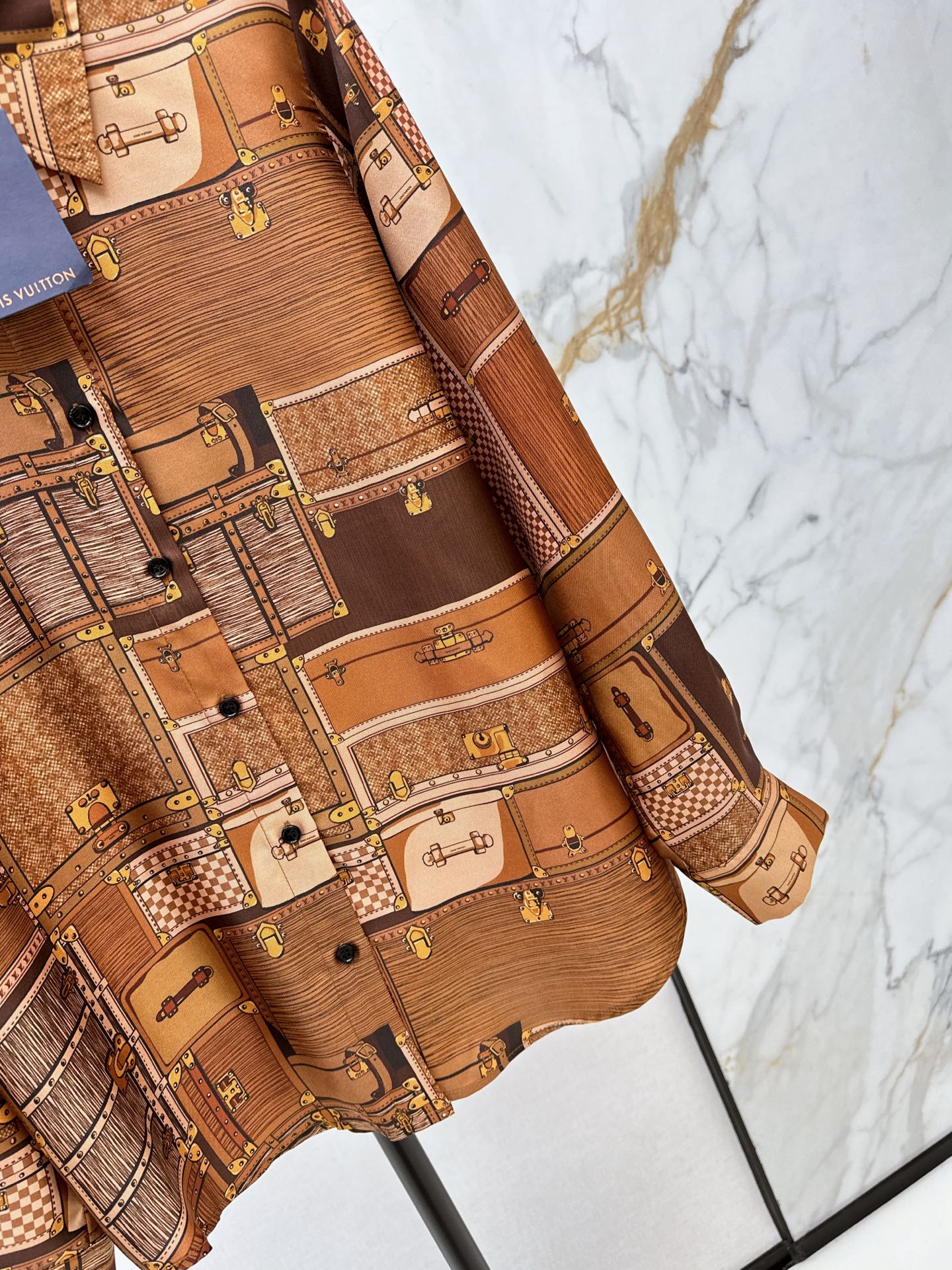 Louis NEW printed silk shirt