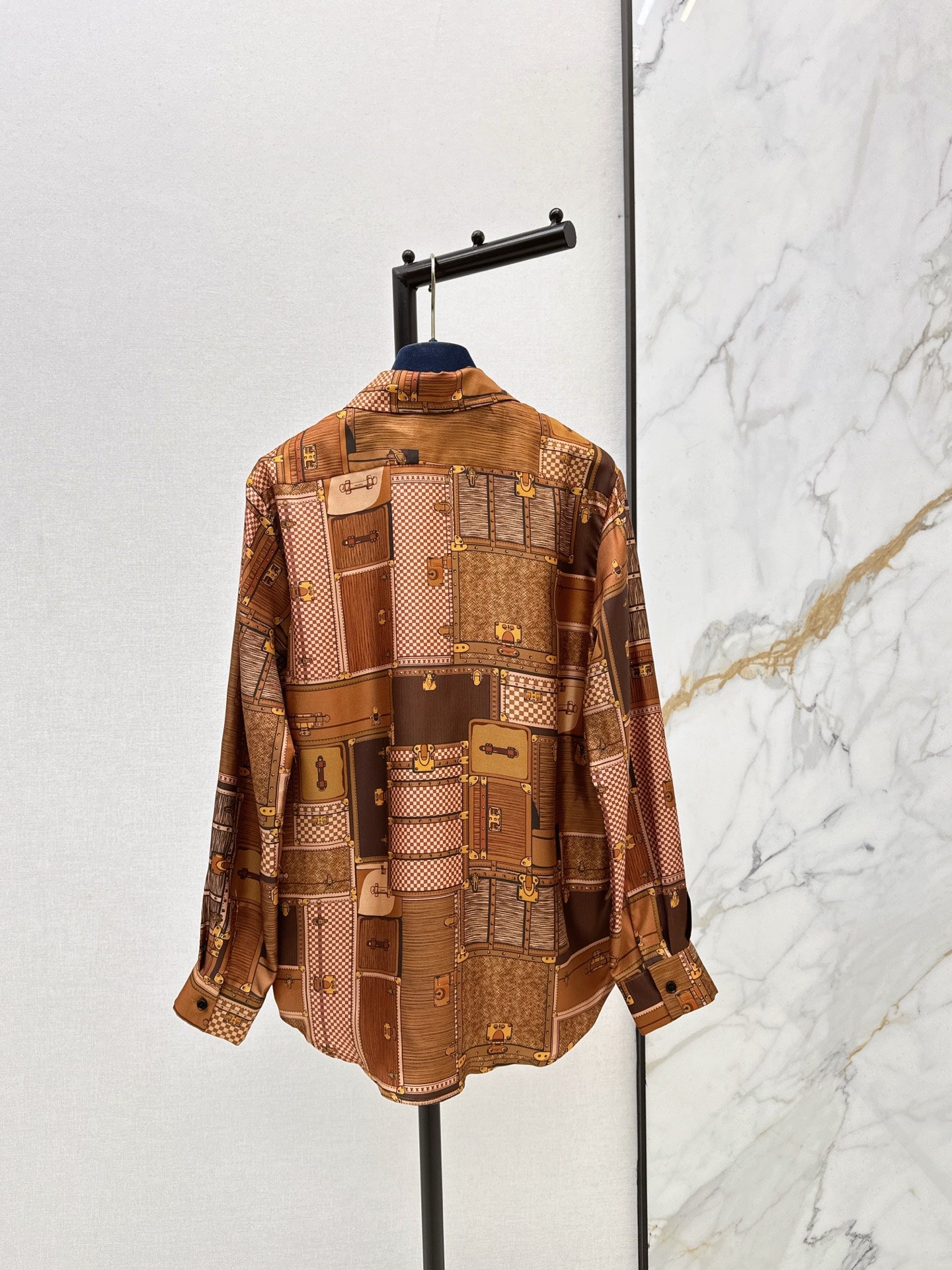 Louis NEW printed silk shirt