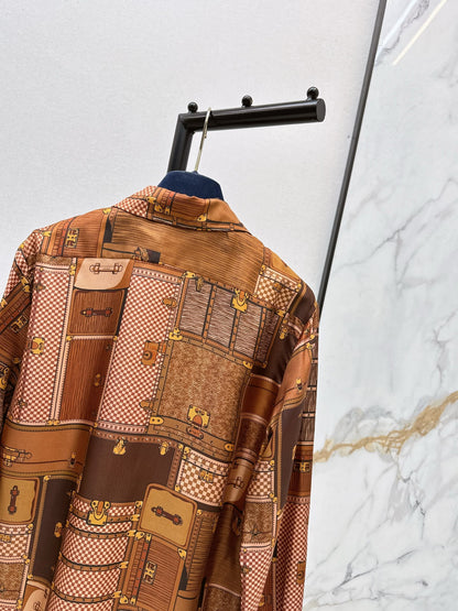 Louis NEW printed silk shirt