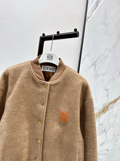 Loe NEW woolen baseball jacket