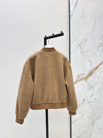 Loe NEW woolen baseball jacket