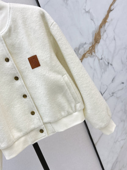 Loe NEW woolen baseball jacket