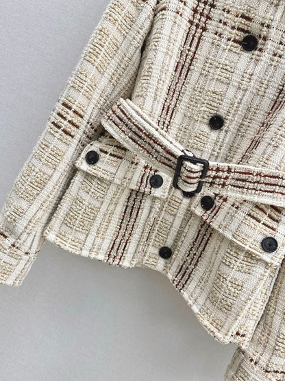 Loro NEW checked tweed jacket