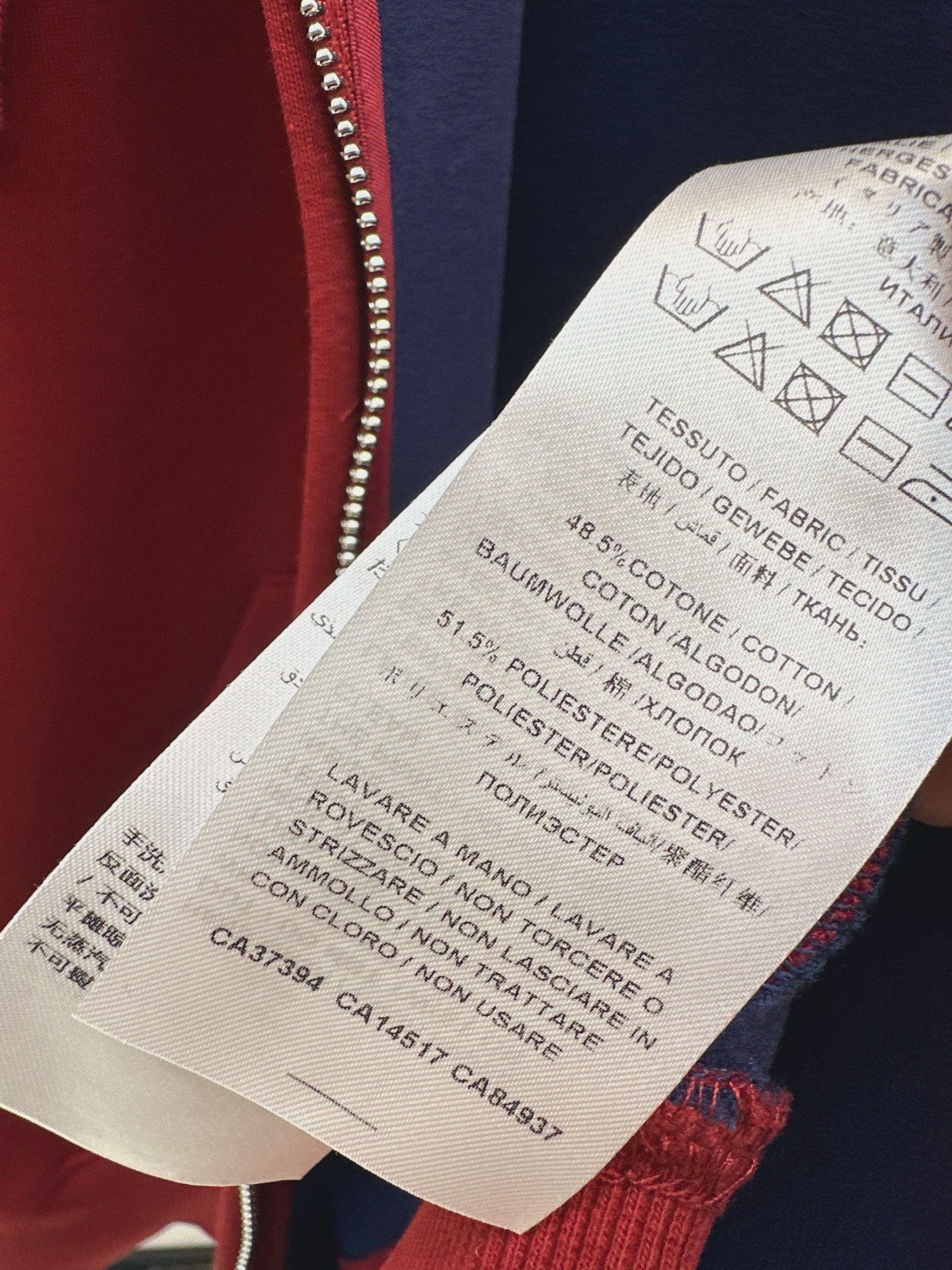 Guc NEW Zippered hooded jacket