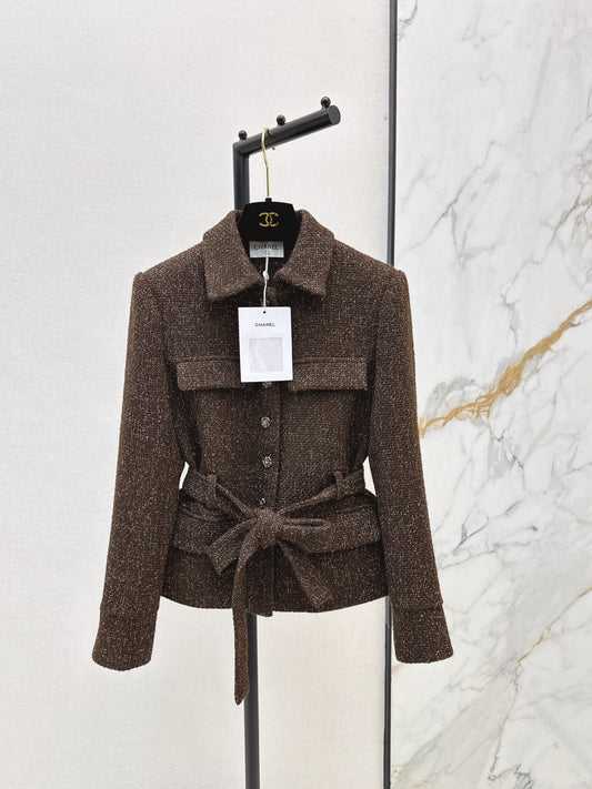 Chan NEW woven tweed jacket