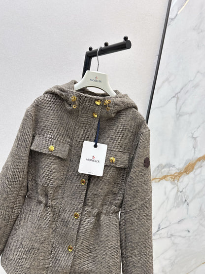 Monc NEW drawstring hooded jacket