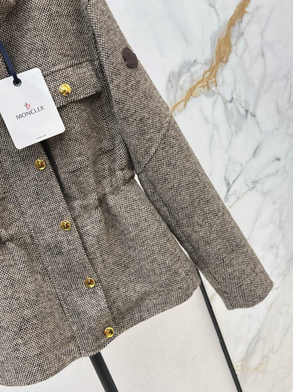 Monc NEW drawstring hooded jacket