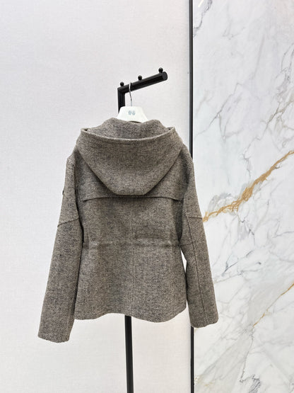 Monc NEW drawstring hooded jacket