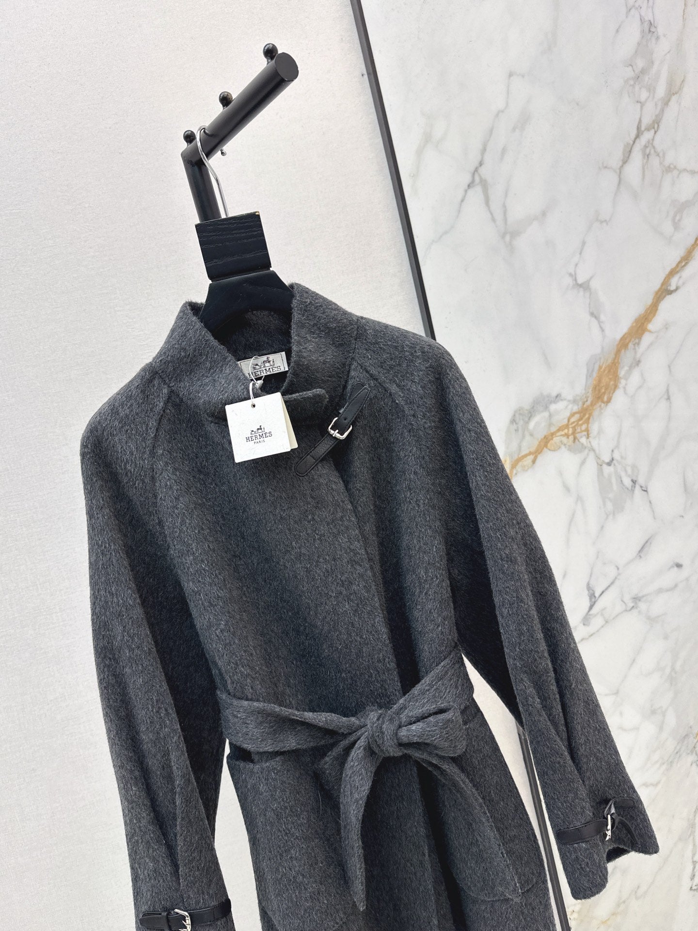 Herm NEW woolen belted overcoats