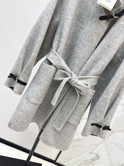 Herm NEW woolen belted overcoats