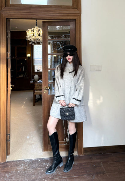 Herm NEW woolen belted overcoats