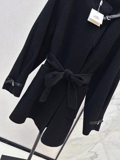 Herm NEW woolen belted overcoats