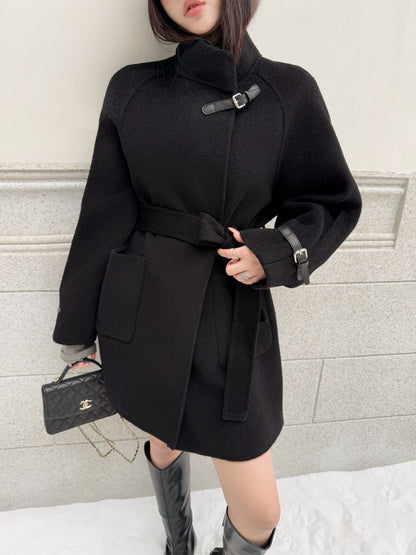 Herm NEW woolen belted overcoats