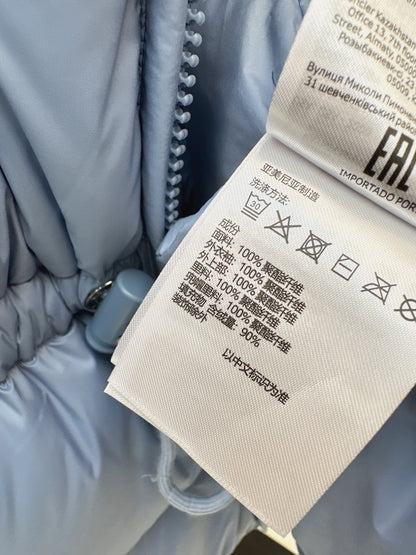 Monc NEW fleece-paneled down jacket