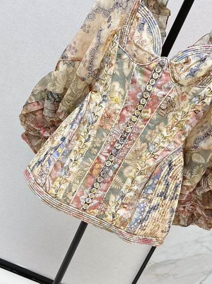 Zimm NEW flower printed dress