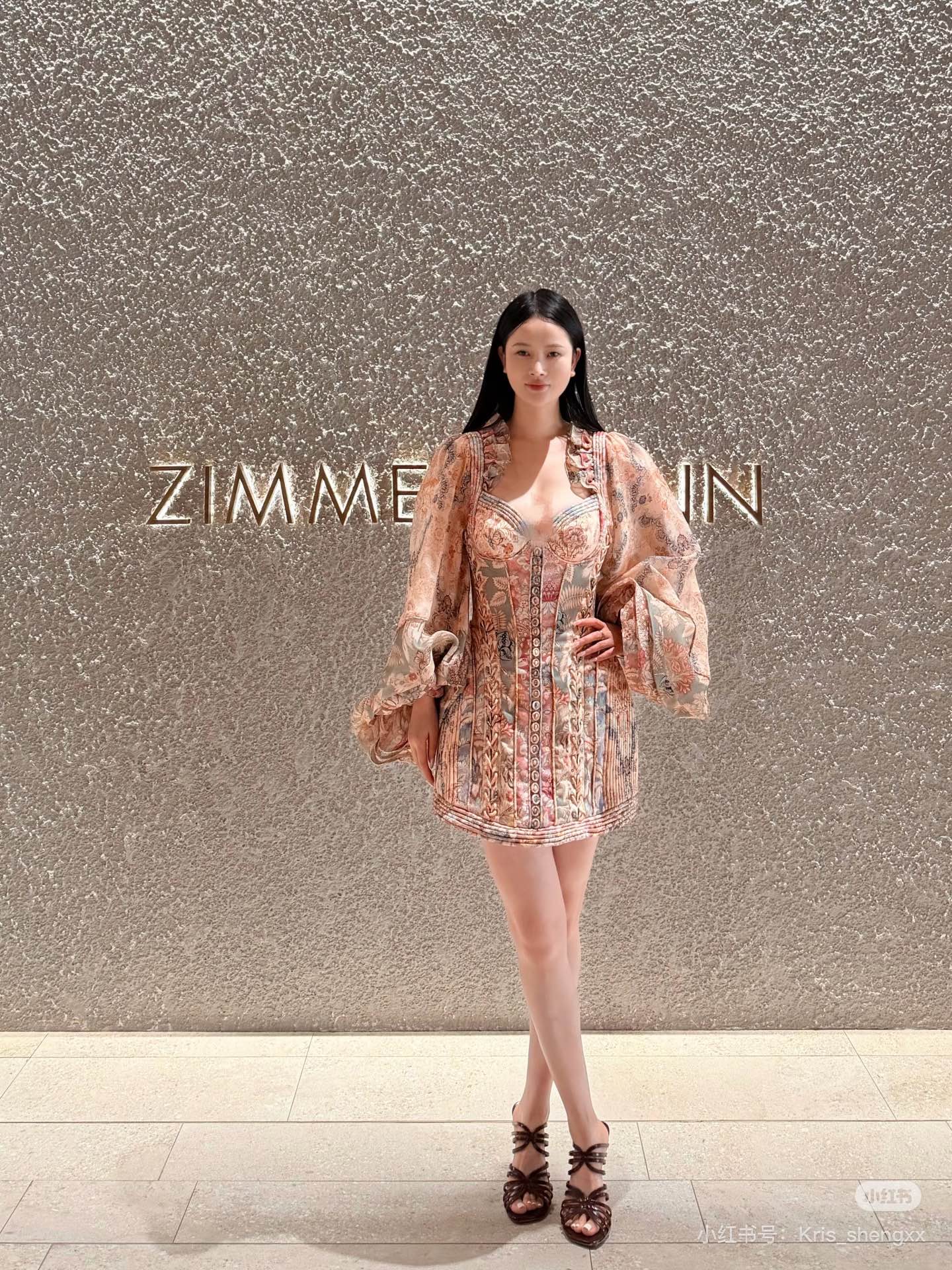 Zimm NEW flower printed dress
