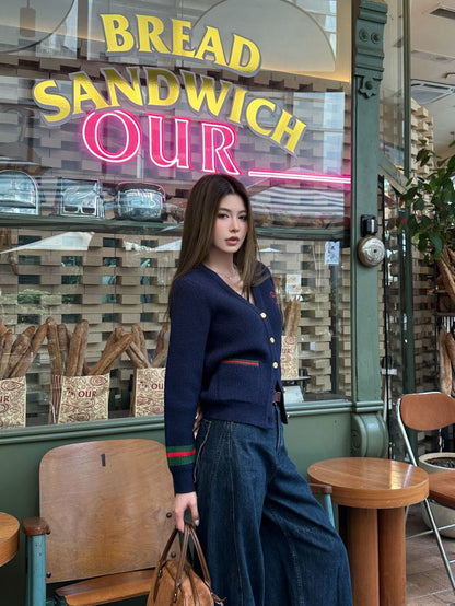 Guc NEW jacquard knit cardigan