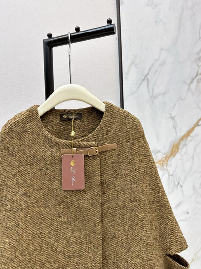 Loro NEW tweed cape coats