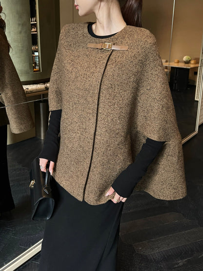 Loro NEW tweed cape coats