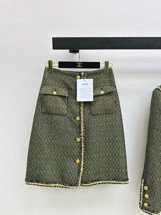 Chan NEW woven skirt