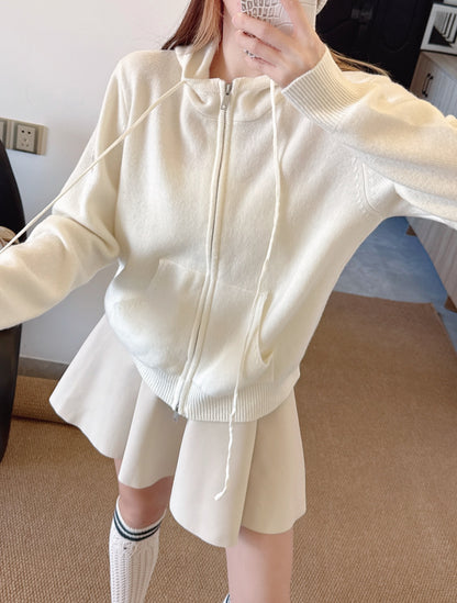 Monc NEW Hooded knitted cardigan