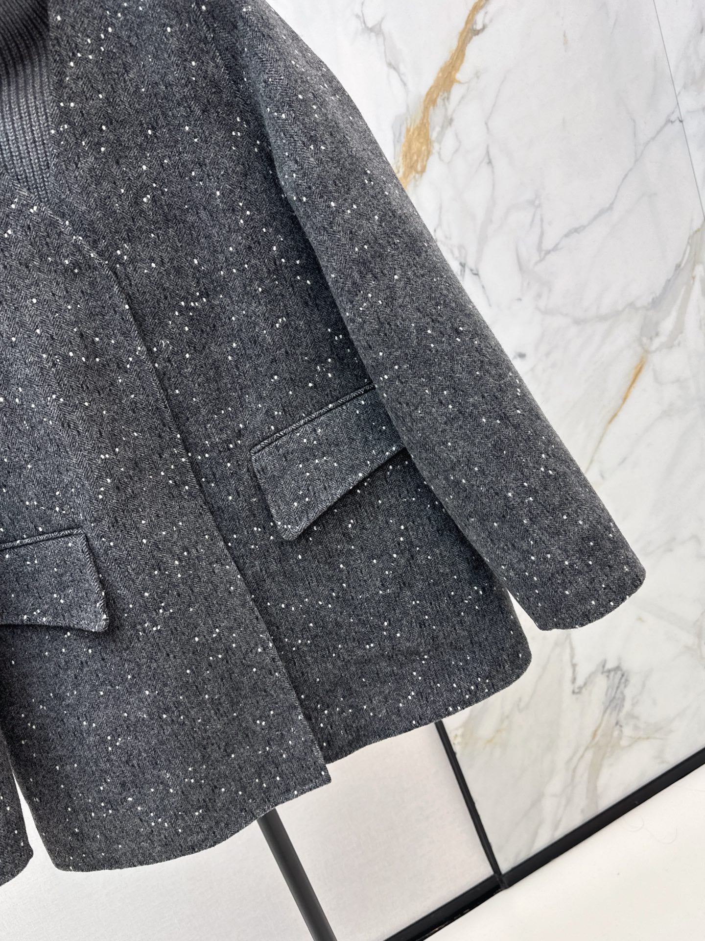 Max NEW wool jacket with shawl