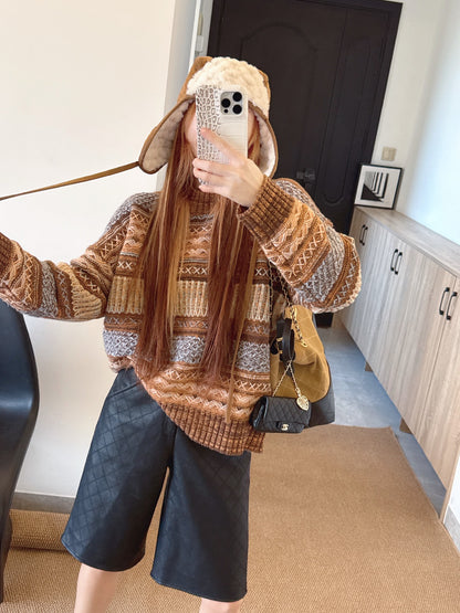 Loro NEW fair Isle knitted sweater