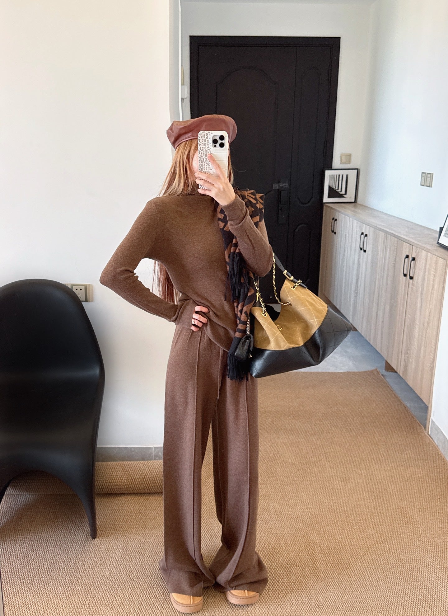 Fend NEW Knitted three-piece set