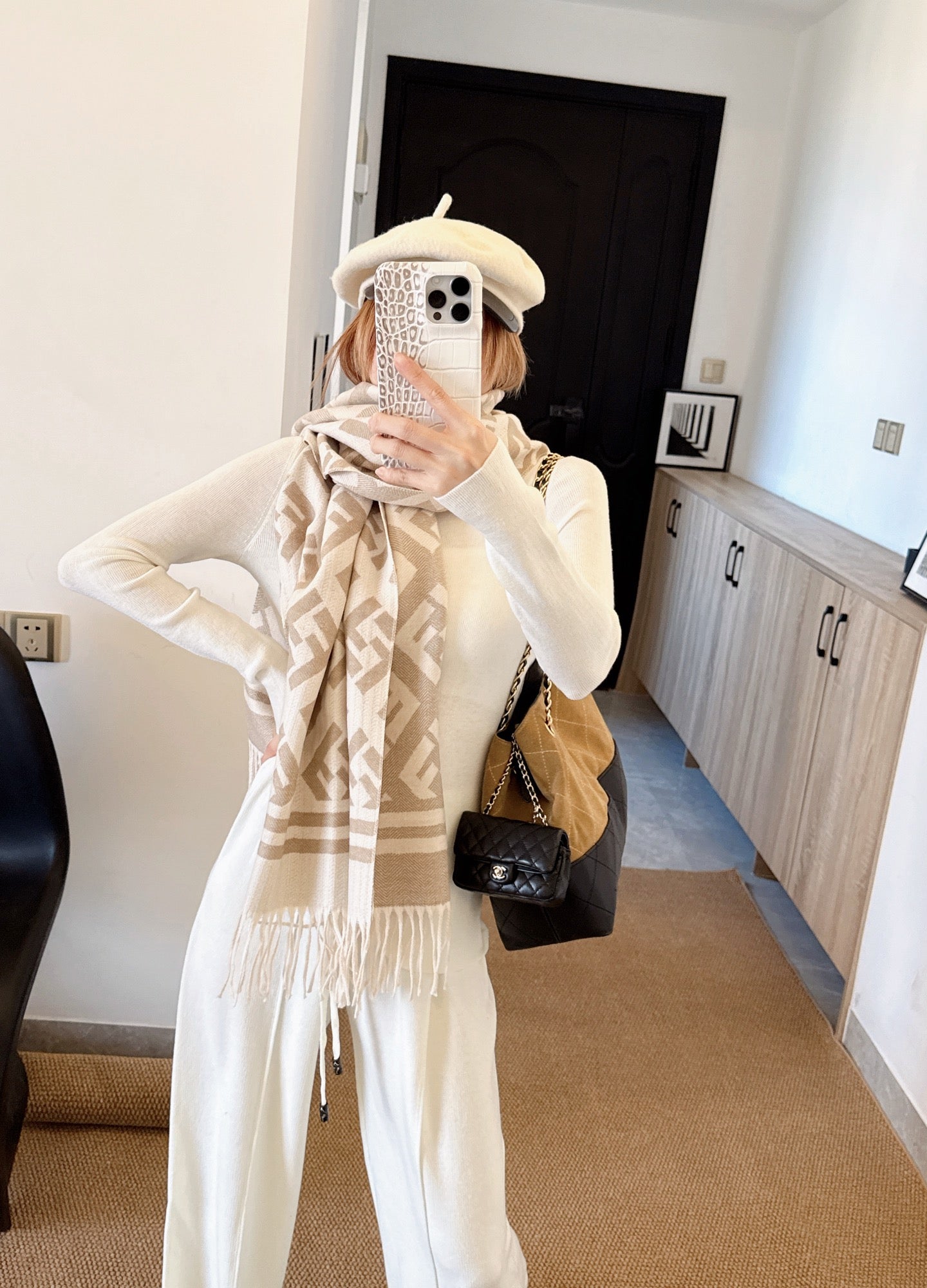 Fend NEW Knitted three-piece set