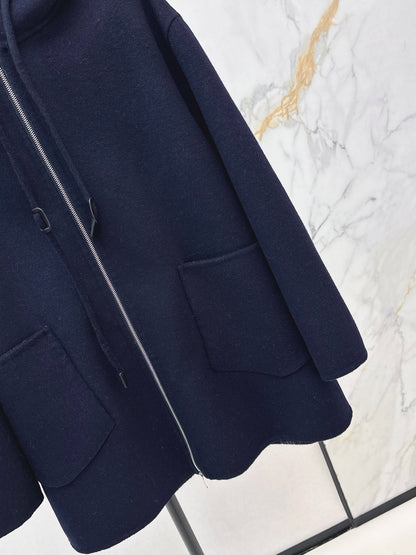 Ce1i NEW  hooded woolen iacket