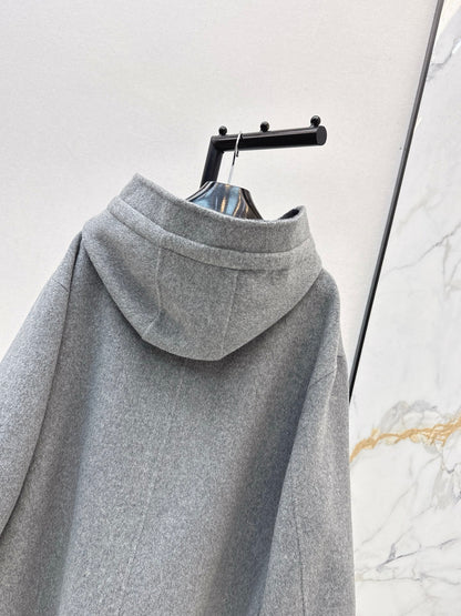 Ce1i NEW  hooded woolen iacket