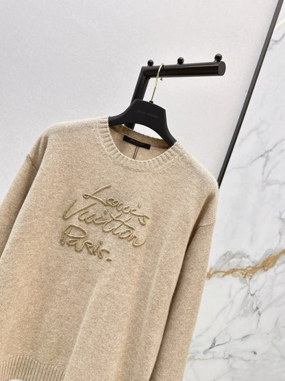 Louis NEW embroidered cashmere sweater