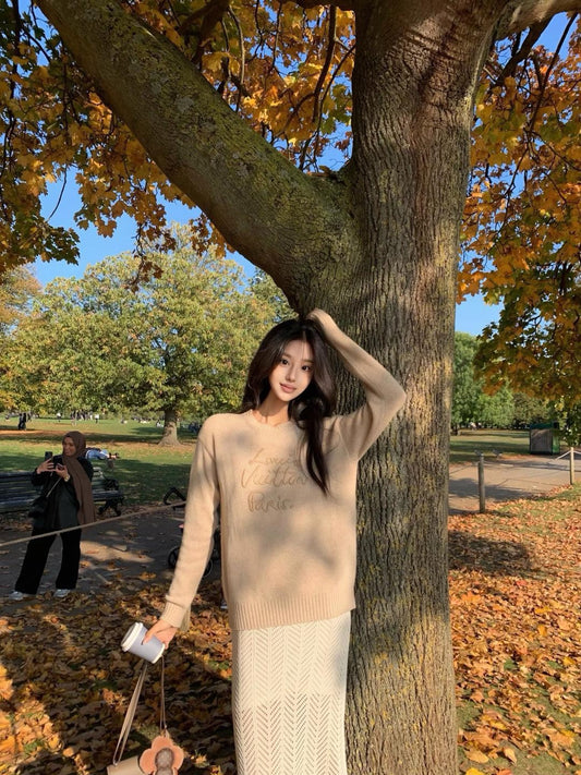 Louis NEW embroidered cashmere sweater