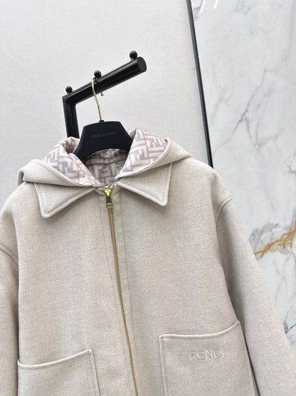 Fend NEW reversible hooded jacket
