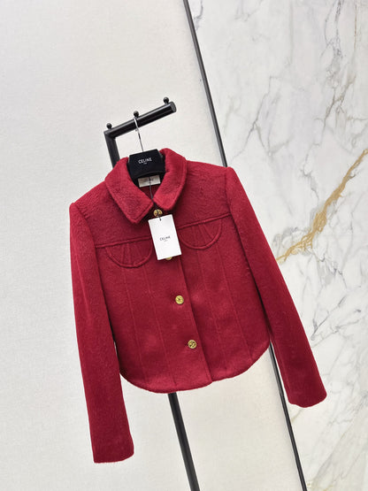 Ce1i NEW woolen vintage jacket