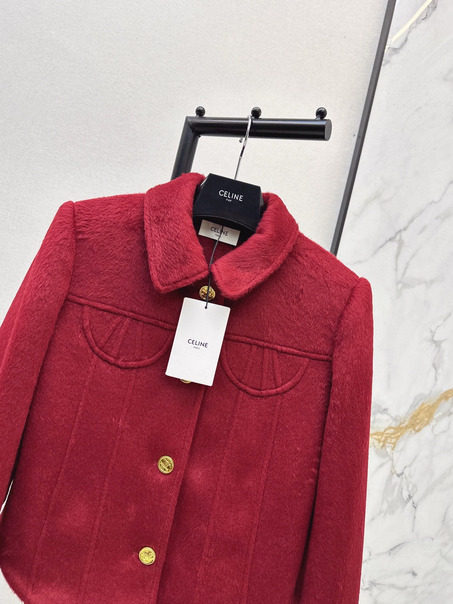 Ce1i NEW woolen vintage jacket