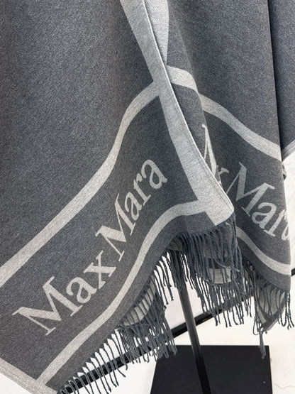 Max NEW Jacquard cape coat