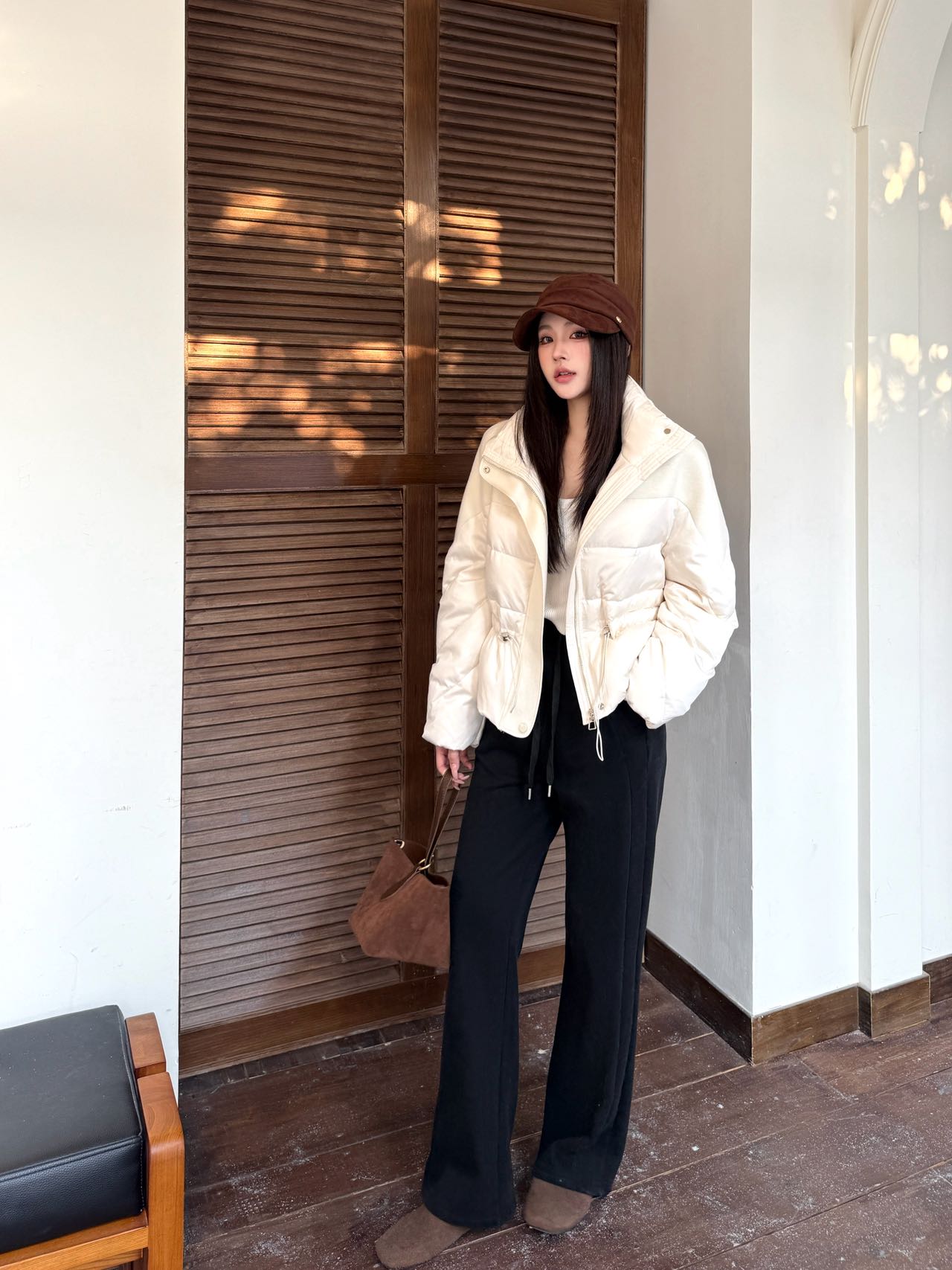 Max NEW drawstring down jacket