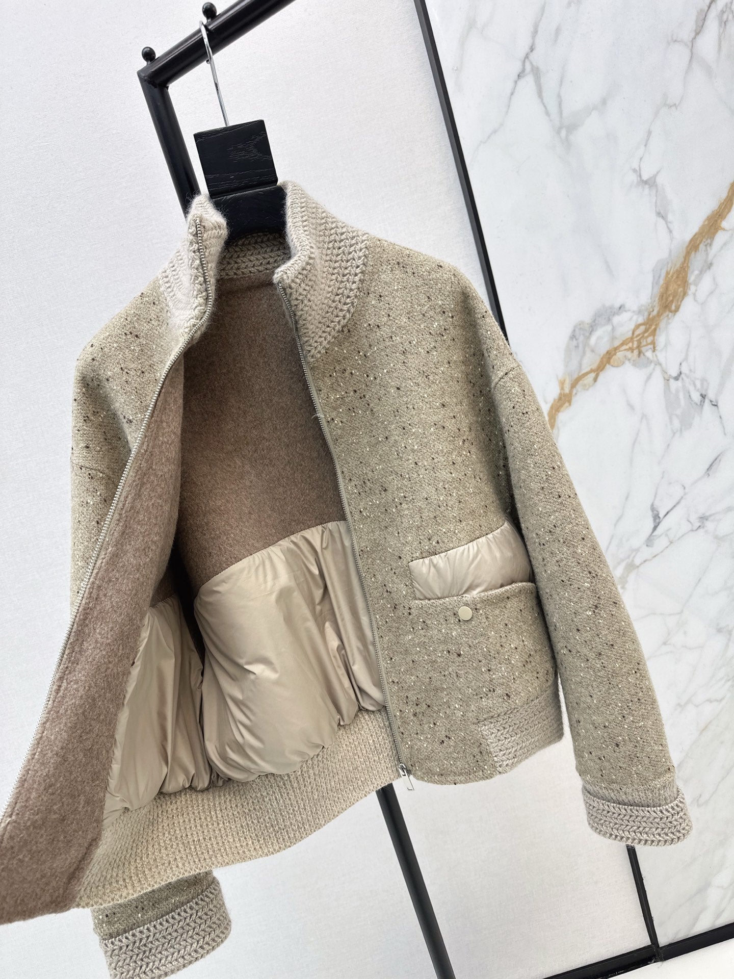 Max NEW woolen down jacket