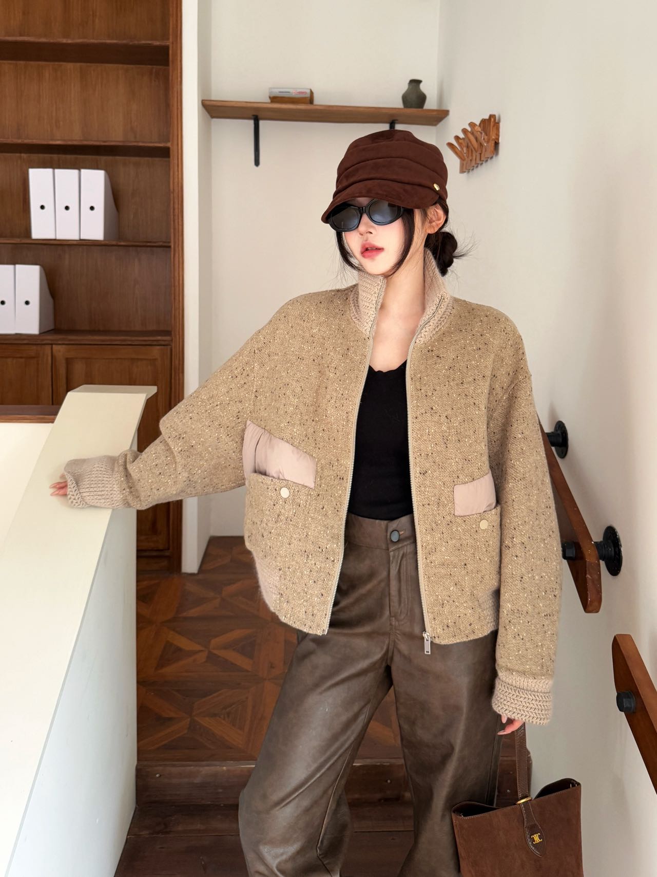 Max NEW woolen down jacket