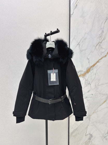 Monc NEW  belted ski down jacket