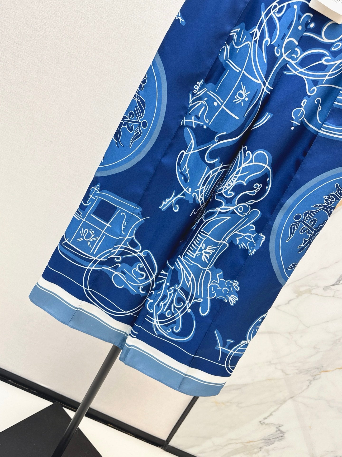 Herm NEW print wide-leg pants