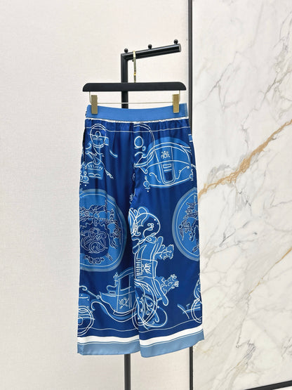 Herm NEW print wide-leg pants