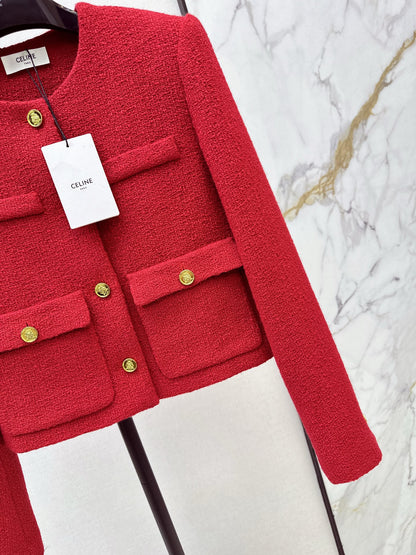 Ce1i NEW tweed jacket