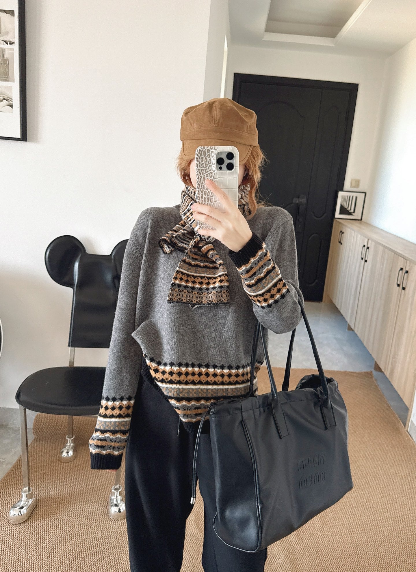Loro NEW wool sweater + scarf