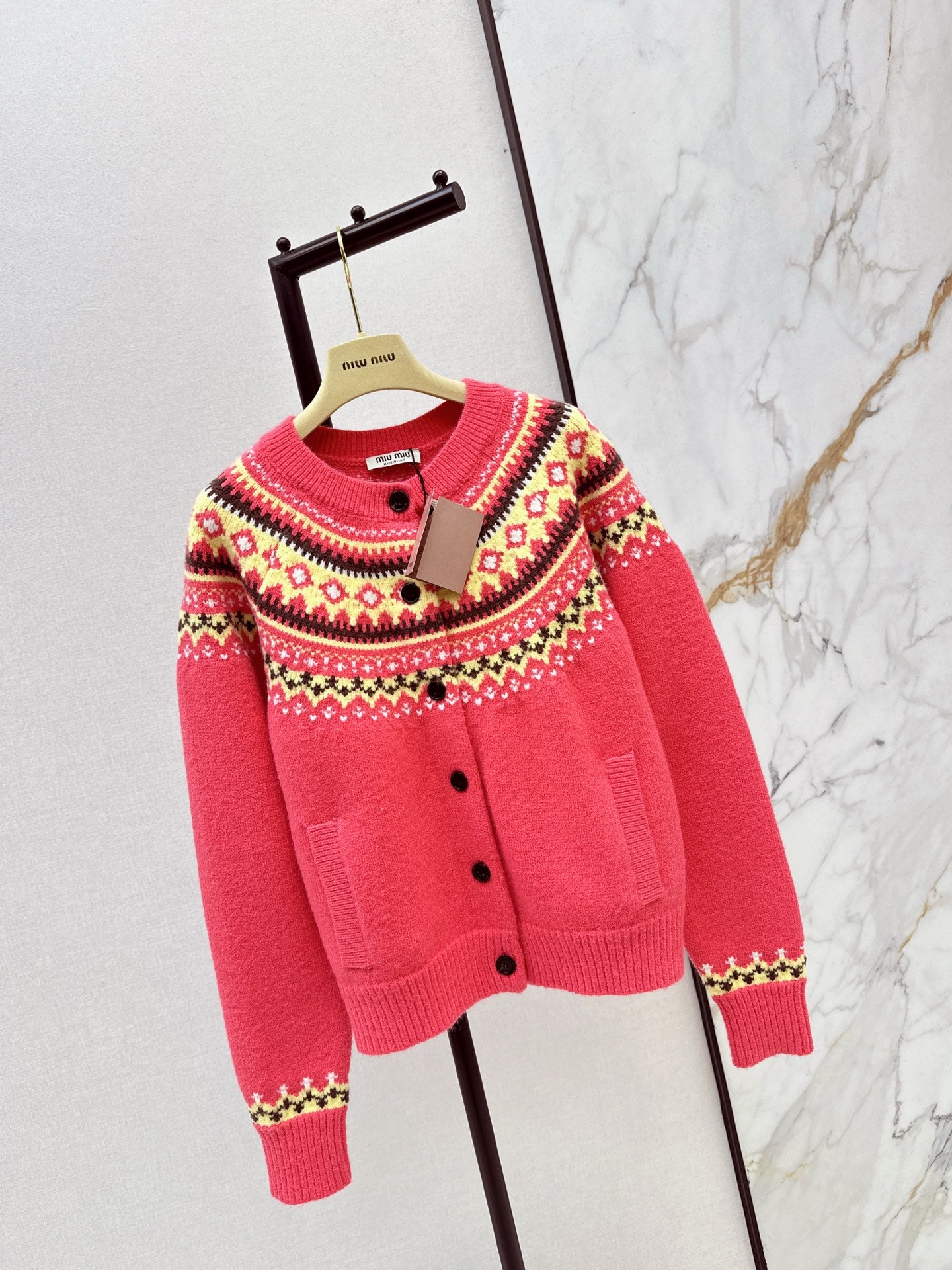 Miu NEW Jacquard cardigan