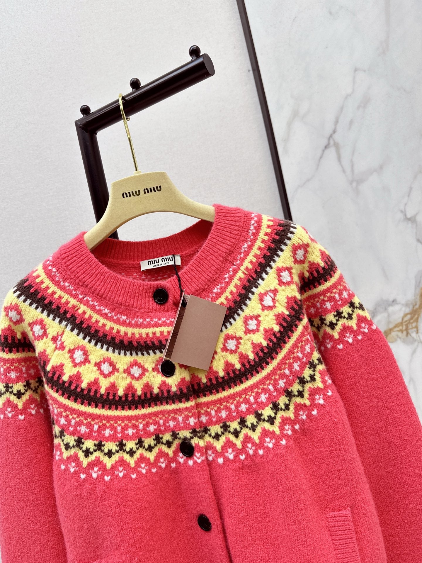 Miu NEW Jacquard cardigan