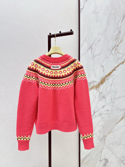 Miu NEW Jacquard cardigan
